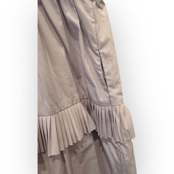 ULLA JOHNSON Lune Tiered Cotton Midi Dress Size 4 - Picture 8 of 11